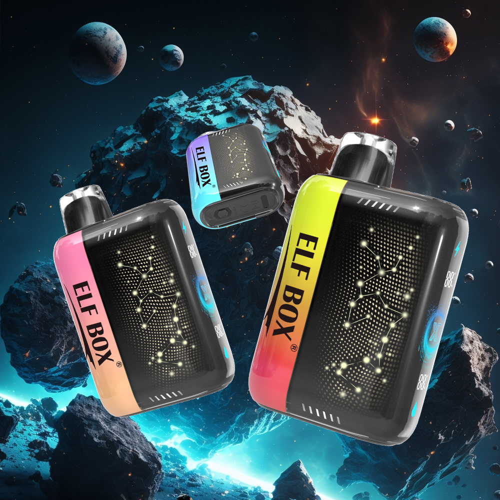 luxevapehouse.com ELF BOX PULSE X 25k (25000) Puffs 3D Curved Screen 18ml E-liquid Beautiful Disposable Vape