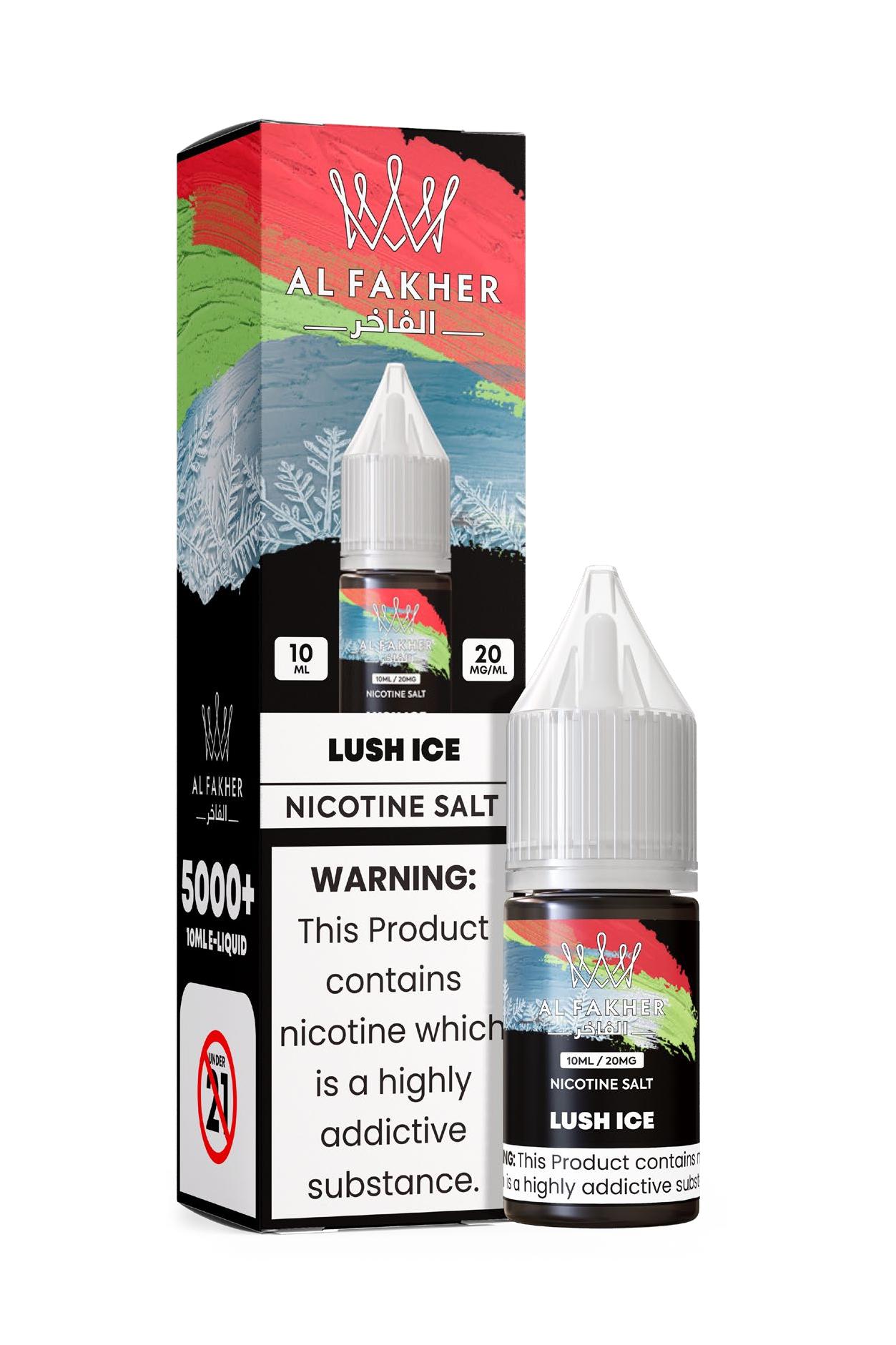 luxevapehouse.com Lush Ice 20MG Strengths 10ML 5000+ Nic Salt E-LIQUIDS by Al Fakher