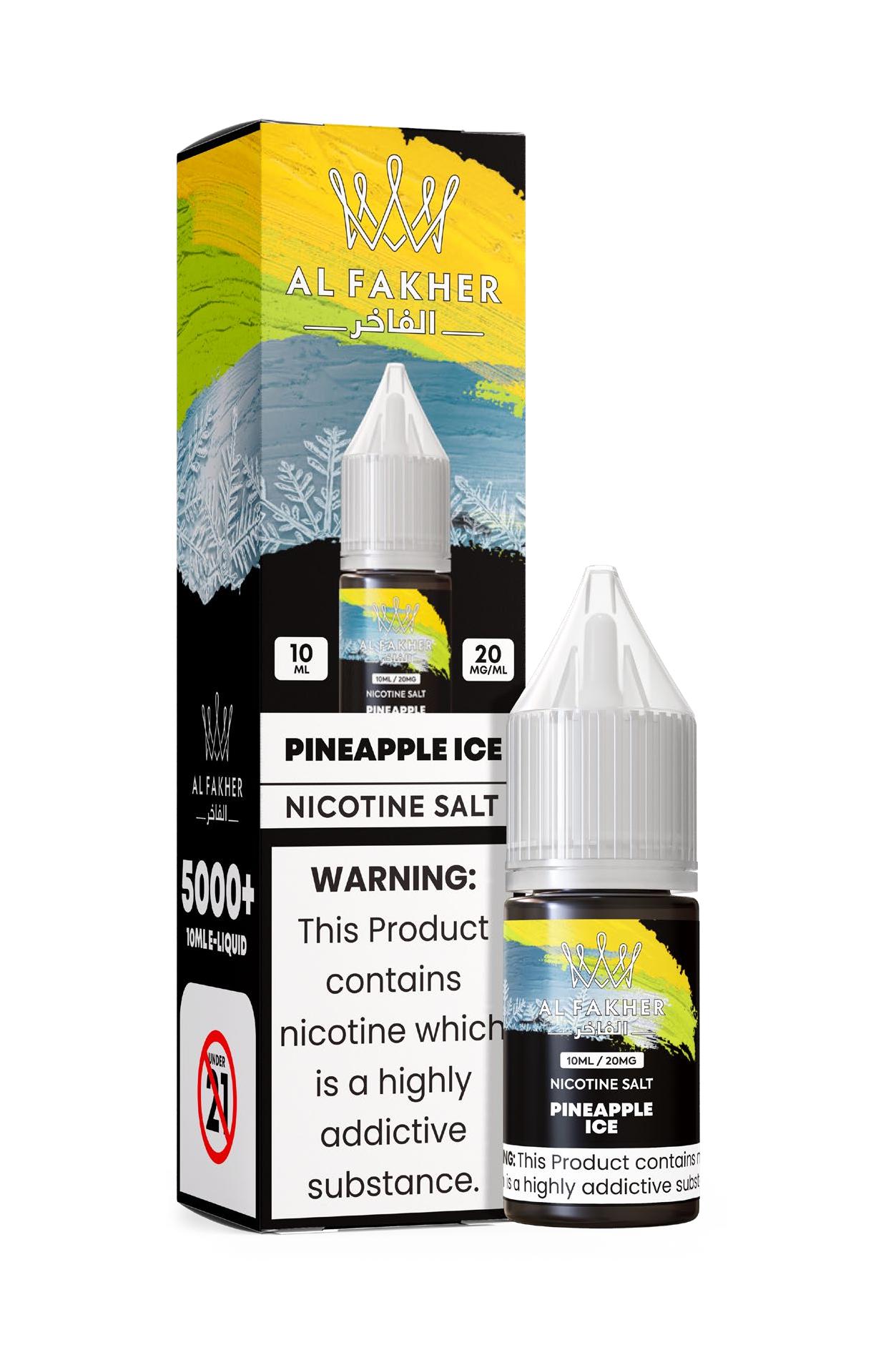luxevapehouse.com Pineapple Ice 20MG Strengths 10ML 5000+ Nic Salt E-LIQUIDS by Al Fakher