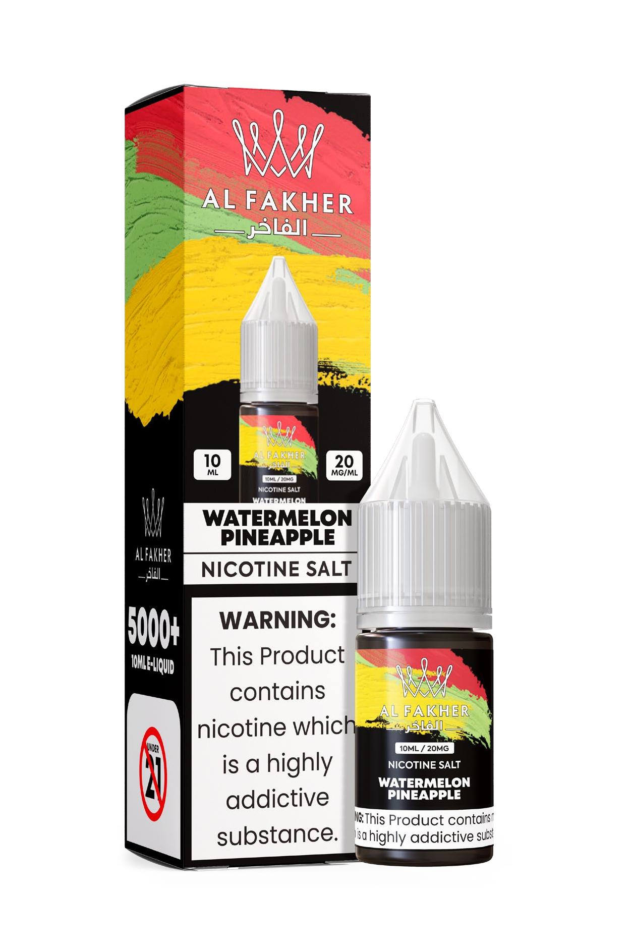 luxevapehouse.com Watermelon Pineapple 20MG Strengths 10ML 5000+ Nic Salt E-LIQUIDS by Al Fakher