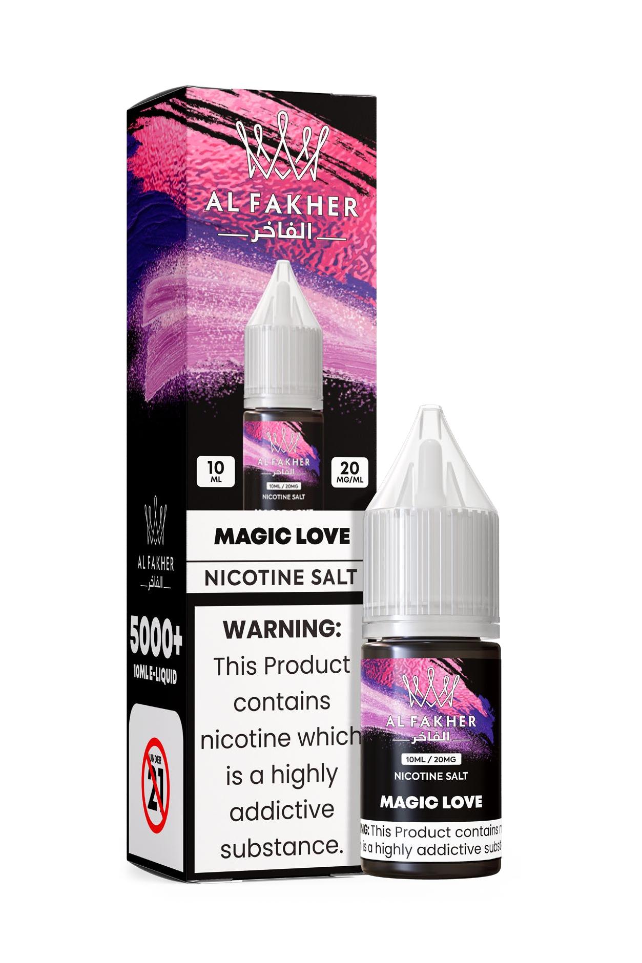 luxevapehouse.com MAGIC LOVE 20MG Strengths 10ML Bottles 5000+ Nic Salt E-LIQUIDS by Al Fakher